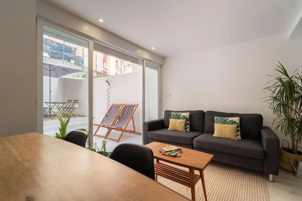 Ideal Para Home Office Com Terraco Privado Lizbona Apartament